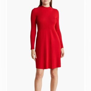 Nanette Lepore Long Sleeve Sweater Dress